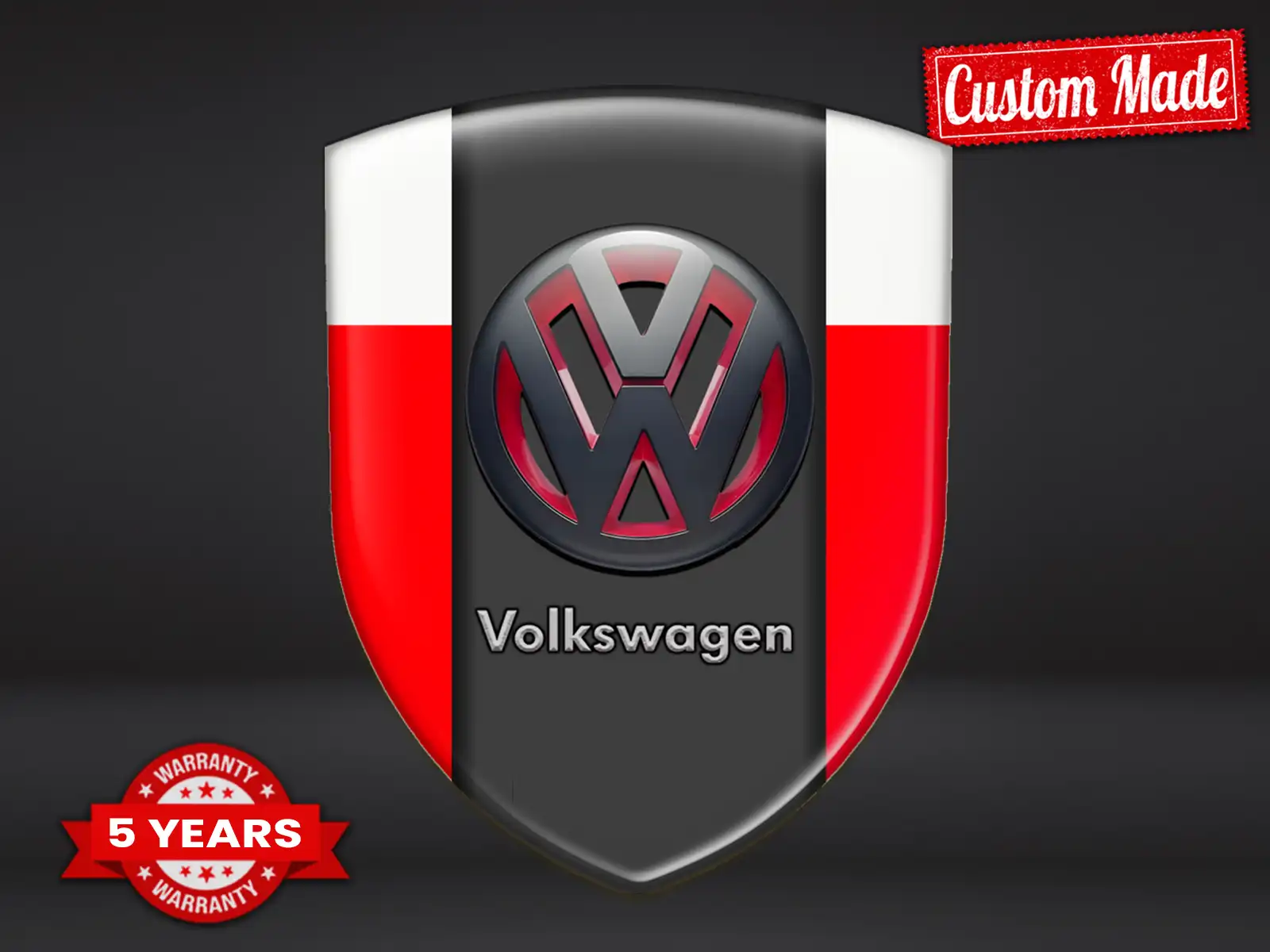 VW Stoßsticker Druck Limitiert Hochwertig Robust